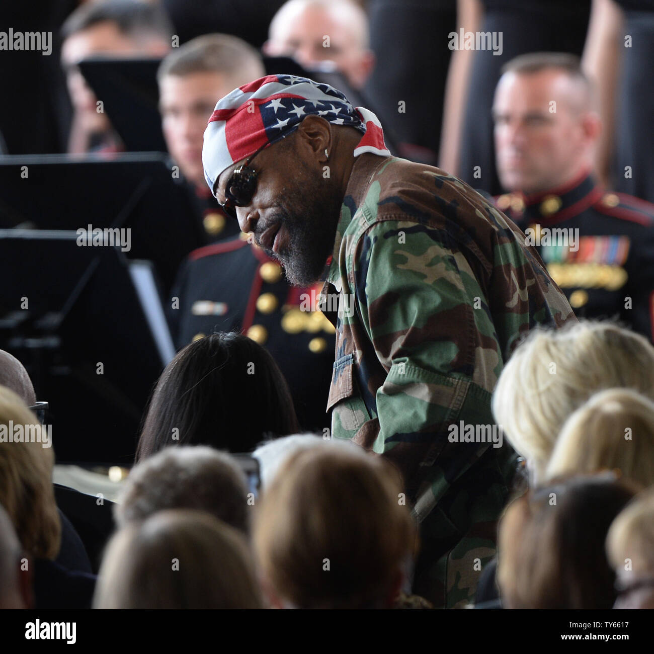 Actor Mr T Attends The Funeral For Nancy Reagan As The Former First Lady Was Eulogized And Laid To Rest Next To Her Husband At The Ronald Reagan Presidential Library And Museum