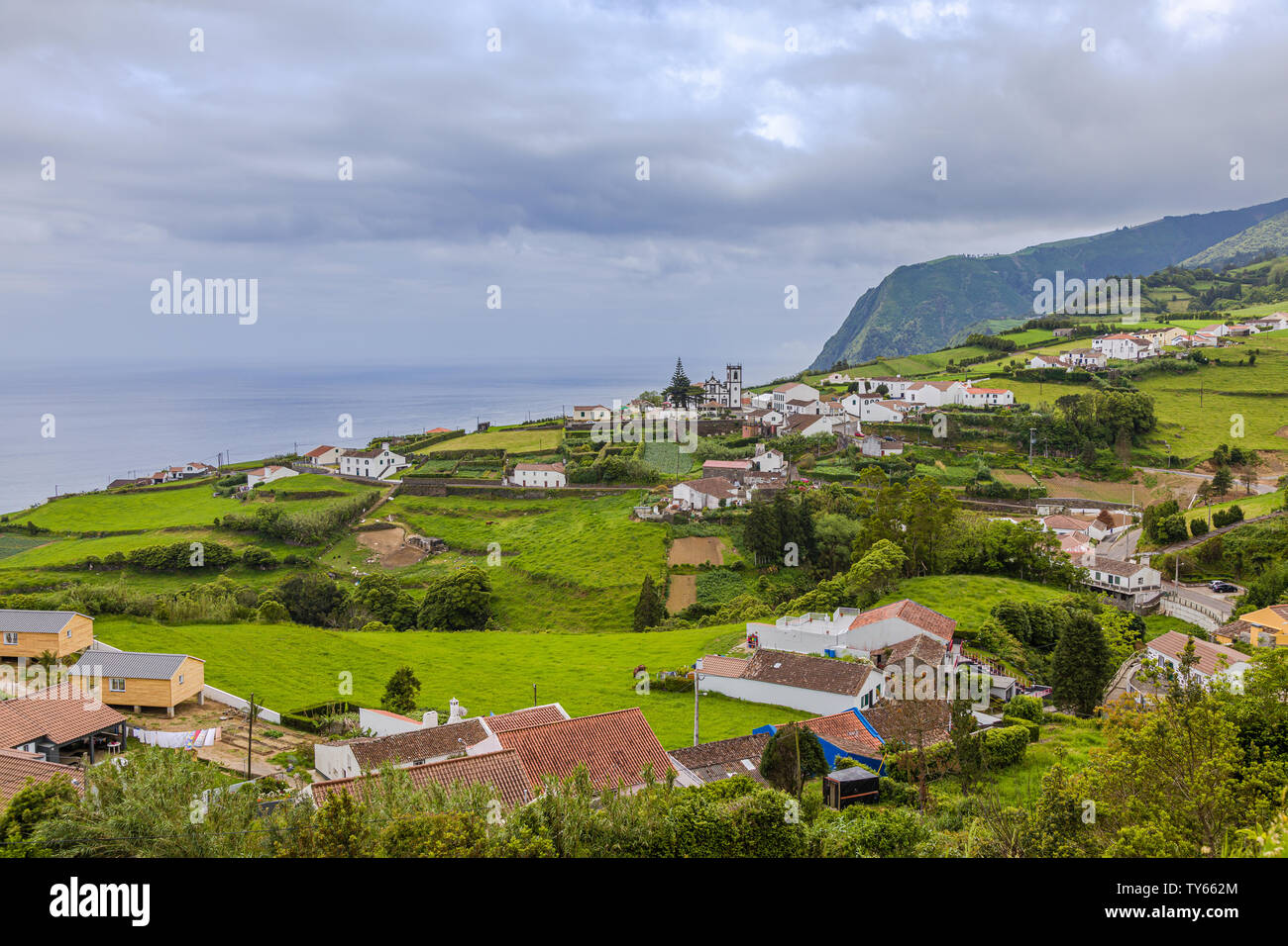 Views of Nordeste on Sao Miguel Island, Azores archipelago, Portugal Stock Photo