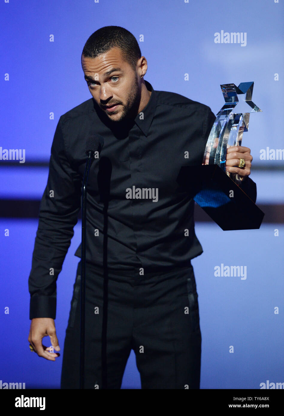 Grey S Anatomy Actor And Activist Jesse Williams Accepts The Humanitarian Award Onstage During The 16th Annual Bet Awards At Microsoft Theater In Los Angeles On June 26 2016 When Williams The Star Executive