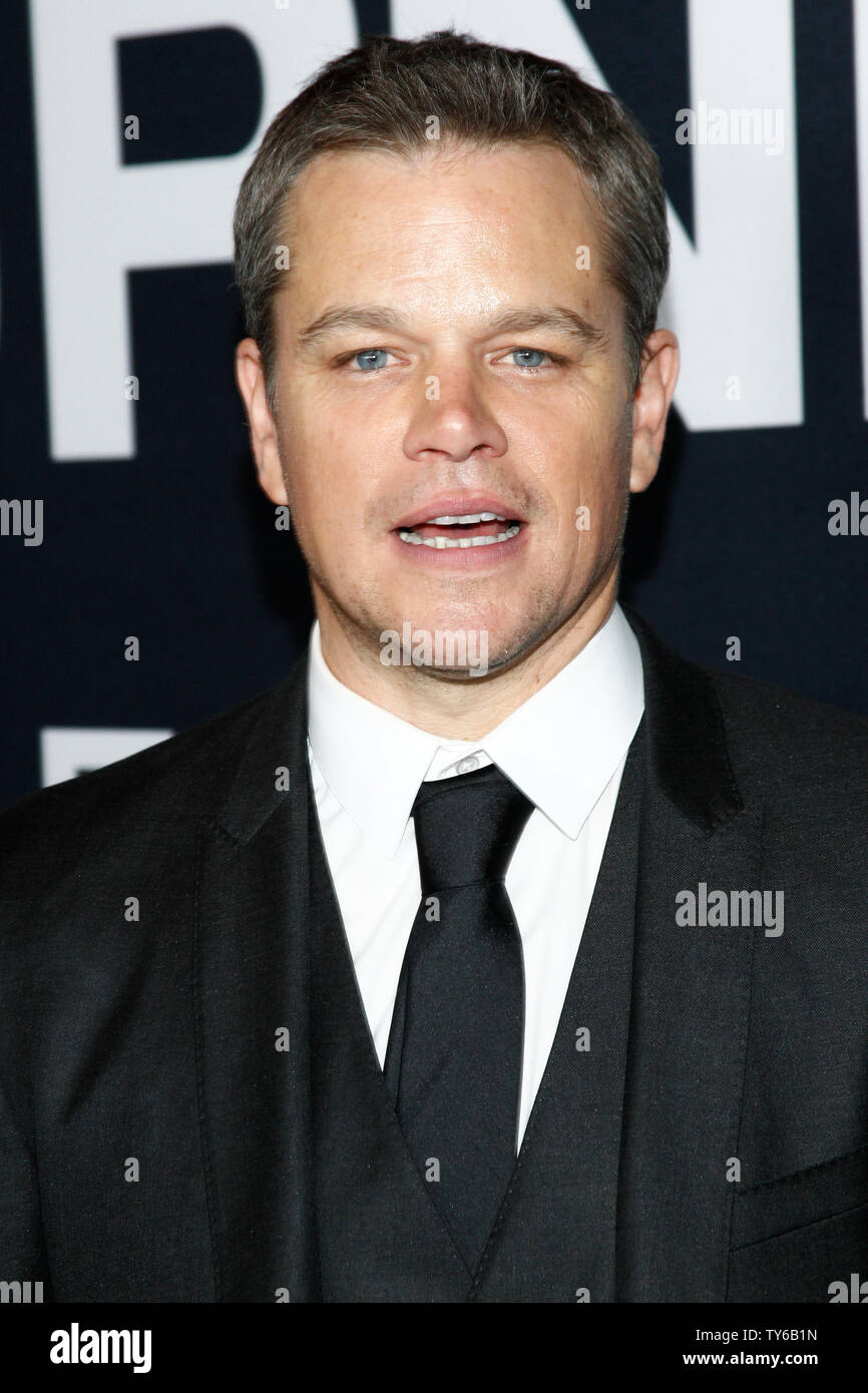Cast Member Matt Damon Attends The Premiere Of The Motion Picture Thriller Jason Bourne At Caesars Palace In Las Vegas Nevada On July 18 2016 Storyline Jason Bourne Now Remembering Who He