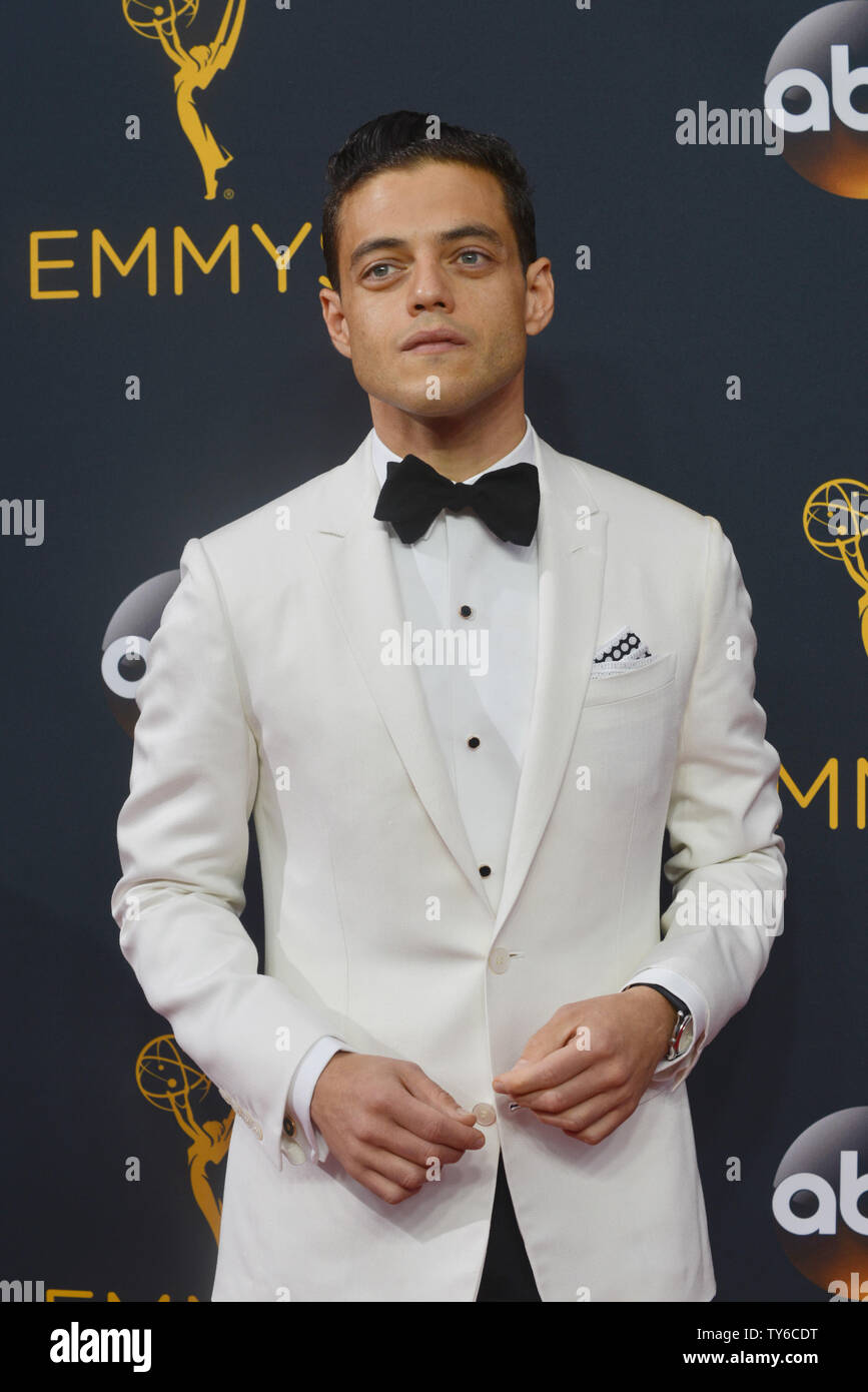 Actor Rami Malek arrives for the 68th annual Primetime Emmy Awards at ...