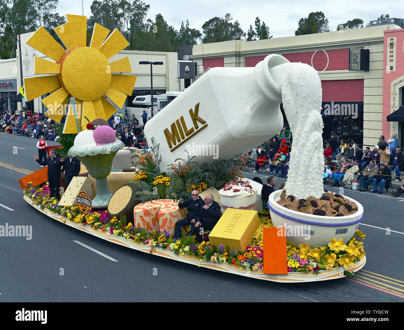 Generations Parade Float California Milk Advisory Board's 'Legacy of Generations' float makes ...