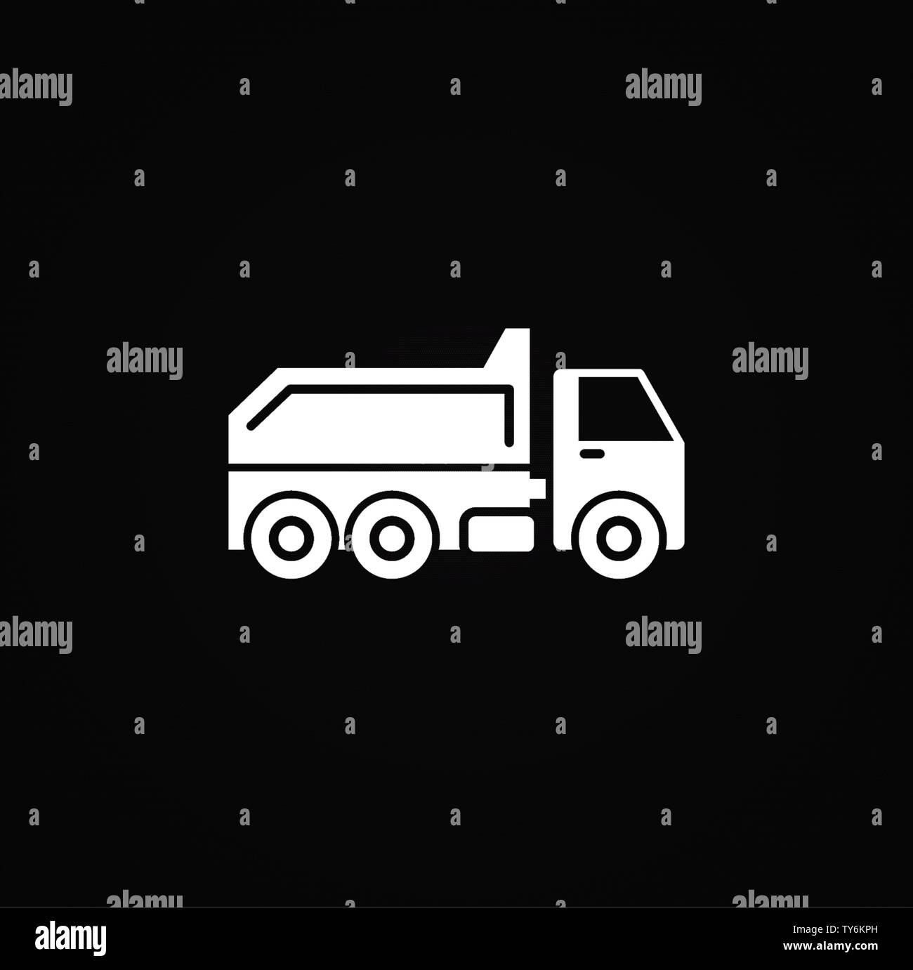 Heavy vehicle related icon on background for graphic and web design ...