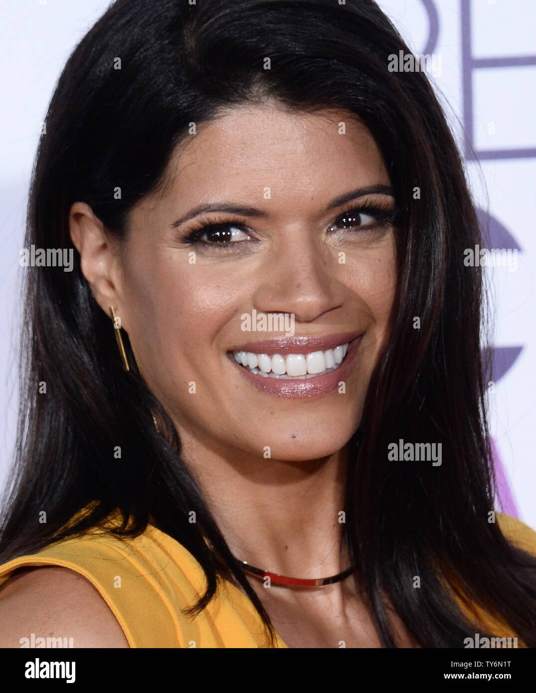 Actress Andrea Navedo attends the 43rd annual People's Choice Awards at