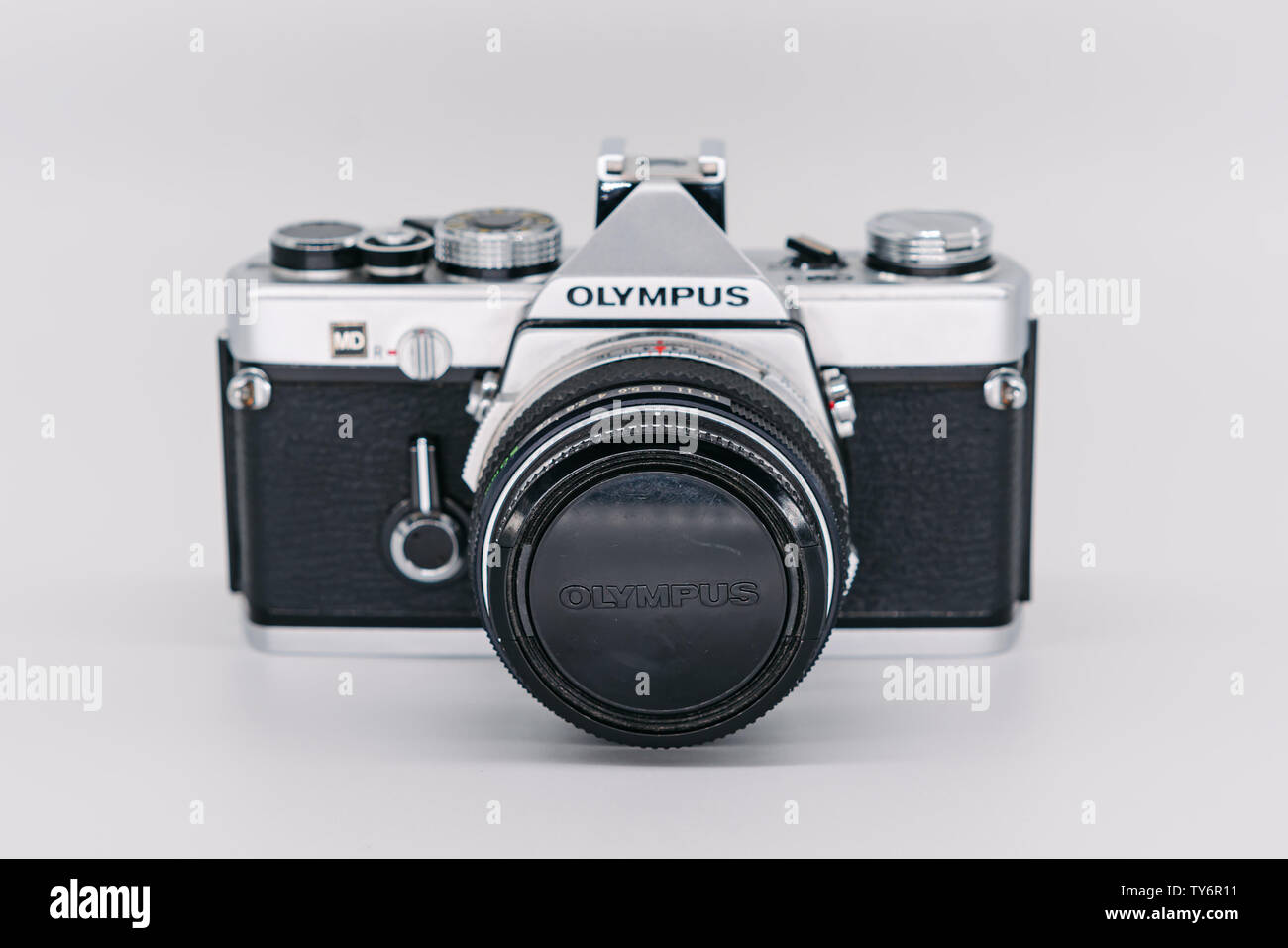 135 Pure Manual Camera Olympus OM1 Mechanical Camera Film Camera Stock