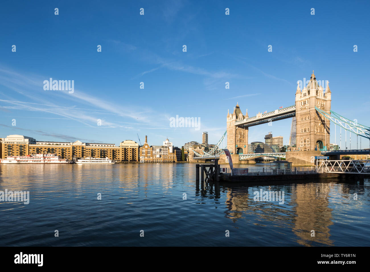 London, Tower Bridge Stock Photo