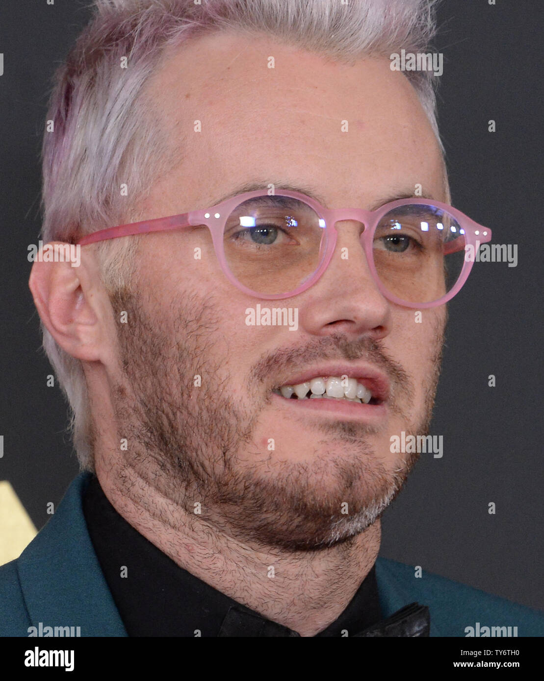 Music video producer Nathan Scherrer arrives for the 59th annual Grammy Awards held at Staples Center in Los Angeles on February 12, 2017.  Photo by Jim Ruymen/UPI Stock Photo