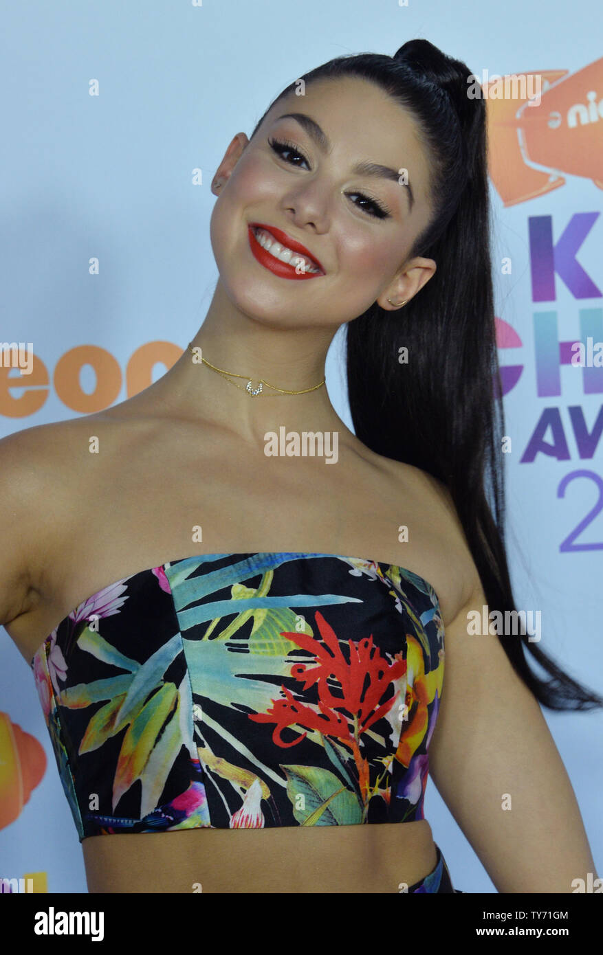 Actress Kira Kosarin attends Nickelodeon's Kids' Choice Awards at USC's ...