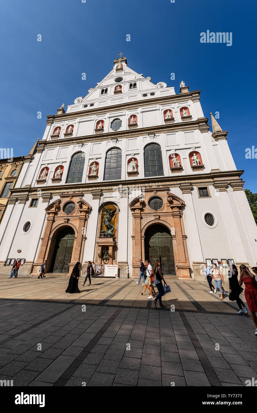 Michaelskirche (St. Michael Kirche) Facade of the church of St