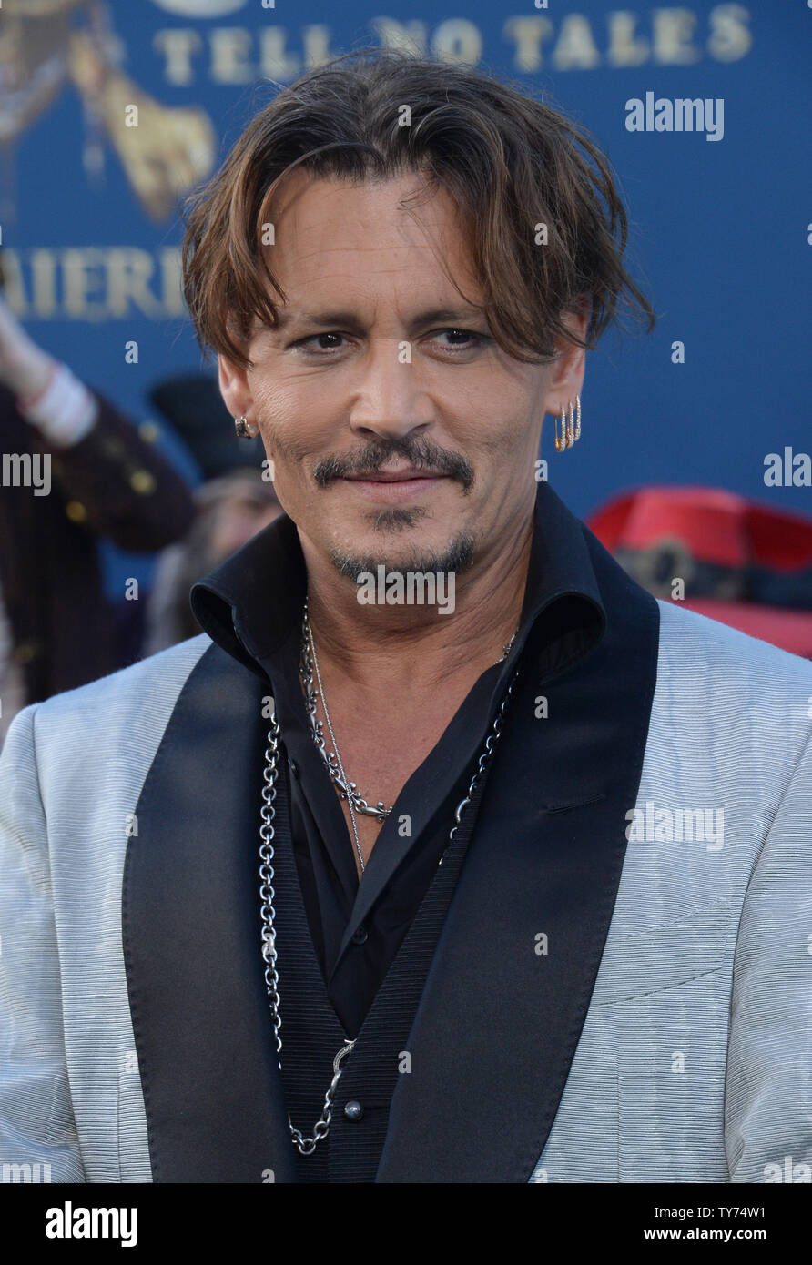 Cast member Johnny Depp attends the premiere of the premiere of the ...
