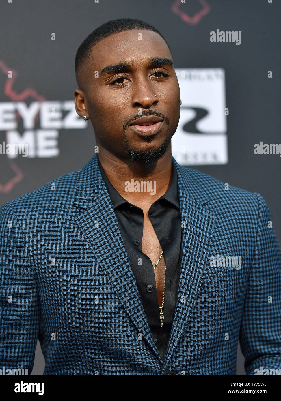 Demetrius Shipp Jr. arrives for the premiere of 'All Eyez on Me' at the