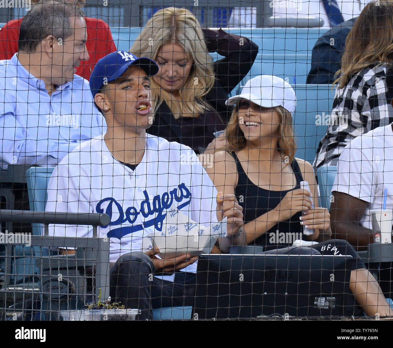 Former UCLA basketball star Lonzo Ball and his girlfriend Denise Garcia(06)