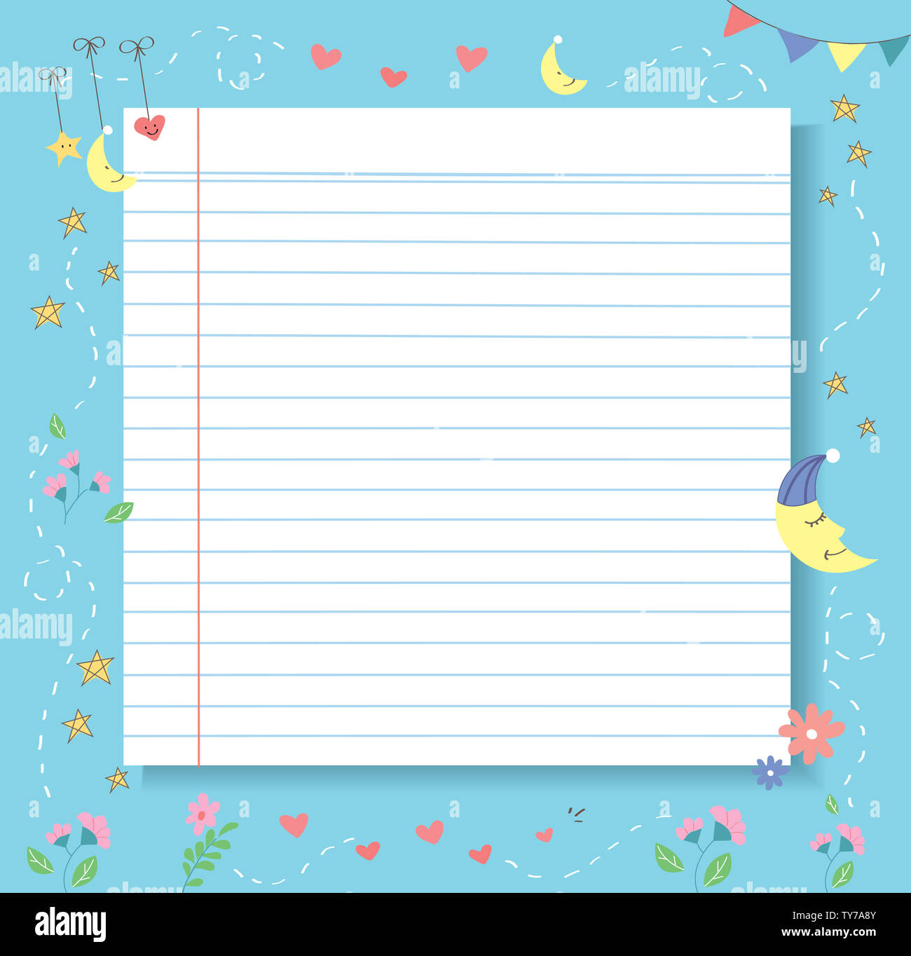 cute and lovly paper line background, detailed lined paper texture Stock  Photo - Alamy