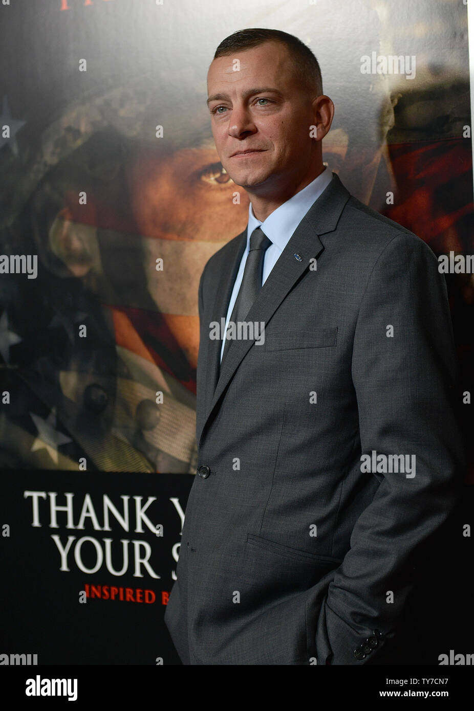Adam Schumann Arrives For The Premiere Of Thank You For Your Service At The Regal L A Live In Los Angeles On October 23 17 Photo By Christine Chew Upi Stock Photo Alamy