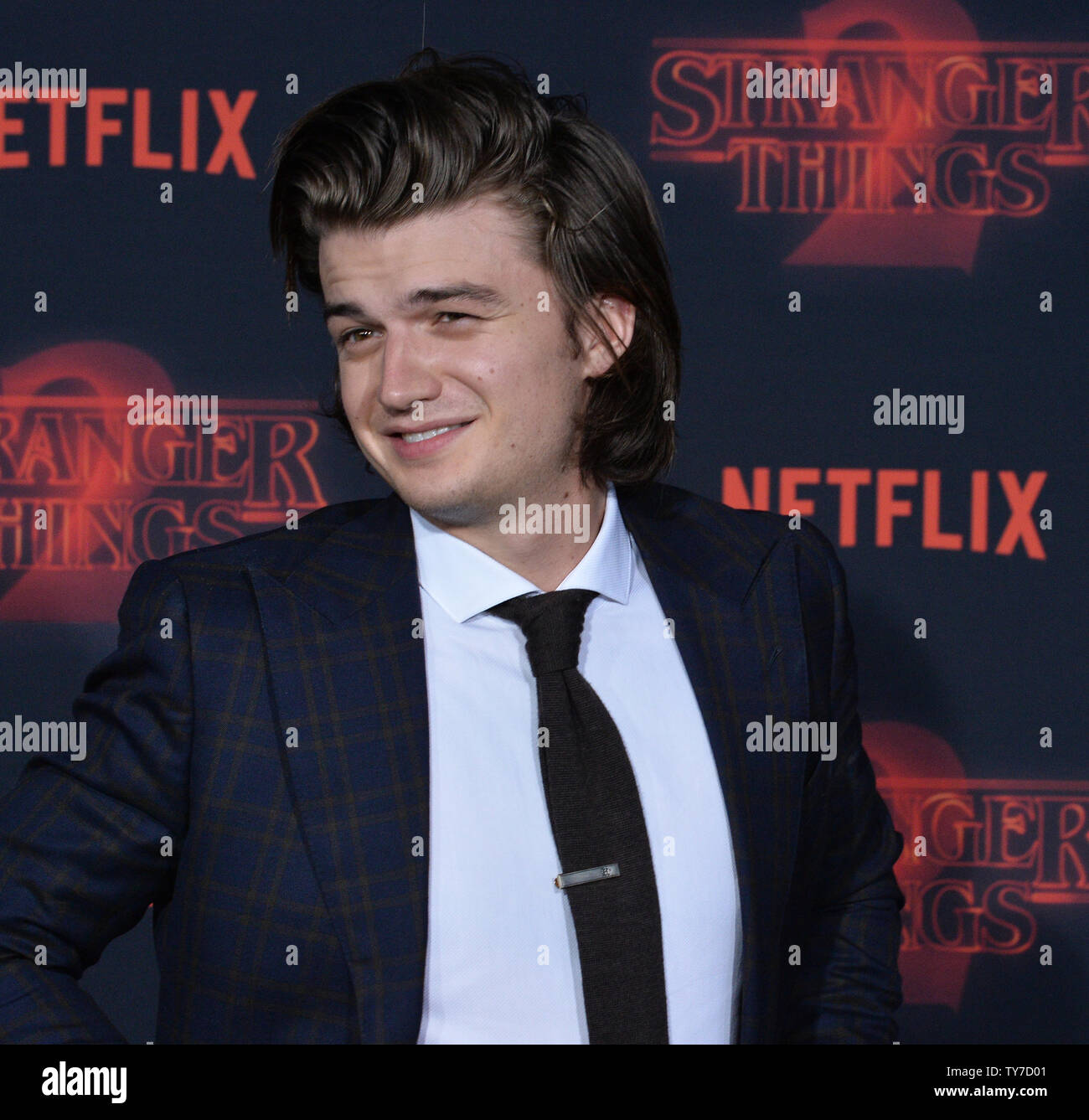 Joe keery stranger things premiere hi-res stock photography and images -  Alamy