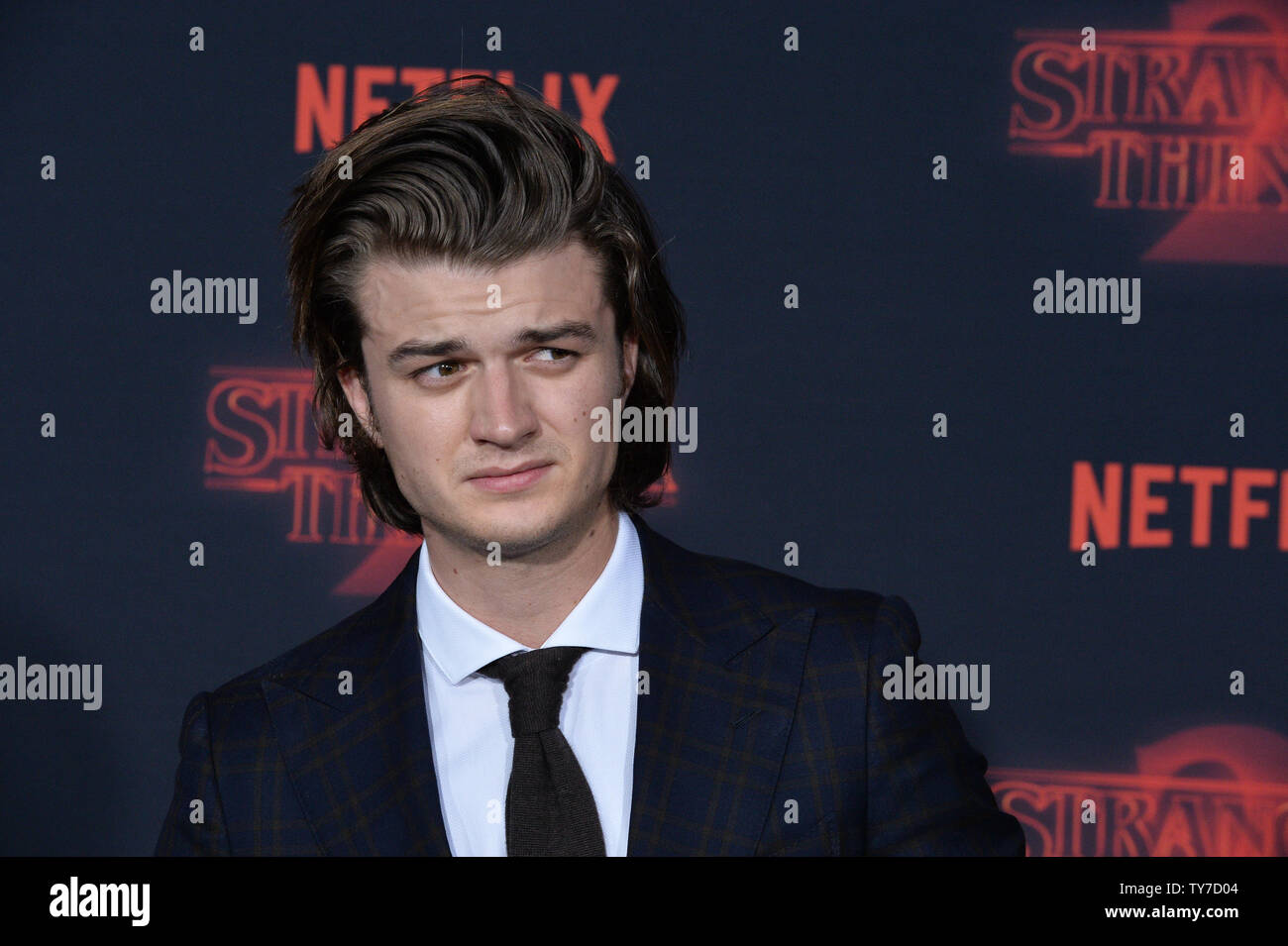 Joe keery stranger things premiere hi-res stock photography and images -  Alamy