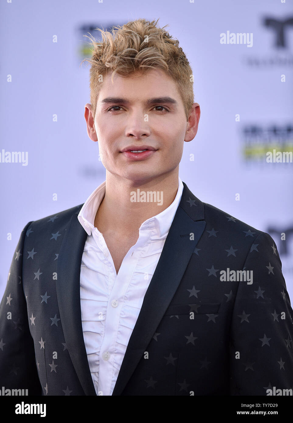 Christian Acosta arrives for the Latin American Music Awards 2017 at Hollywood's Dolby Theatre in Los Angeles on October 26, 2017. Photo by Christine Chew/UPI Stock Photo