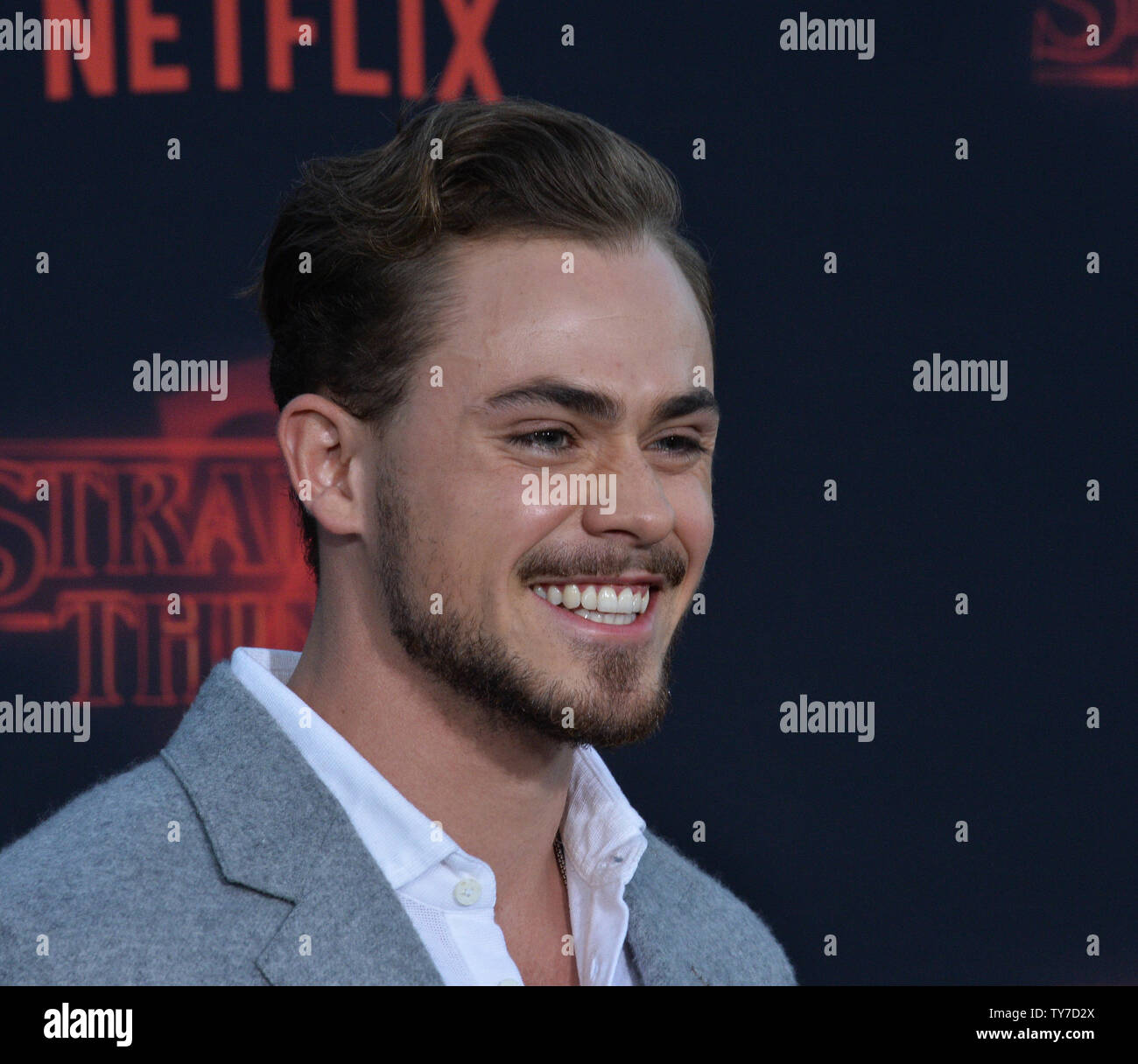 Cast member Dacre Montgomery attends the premiere of Netflix