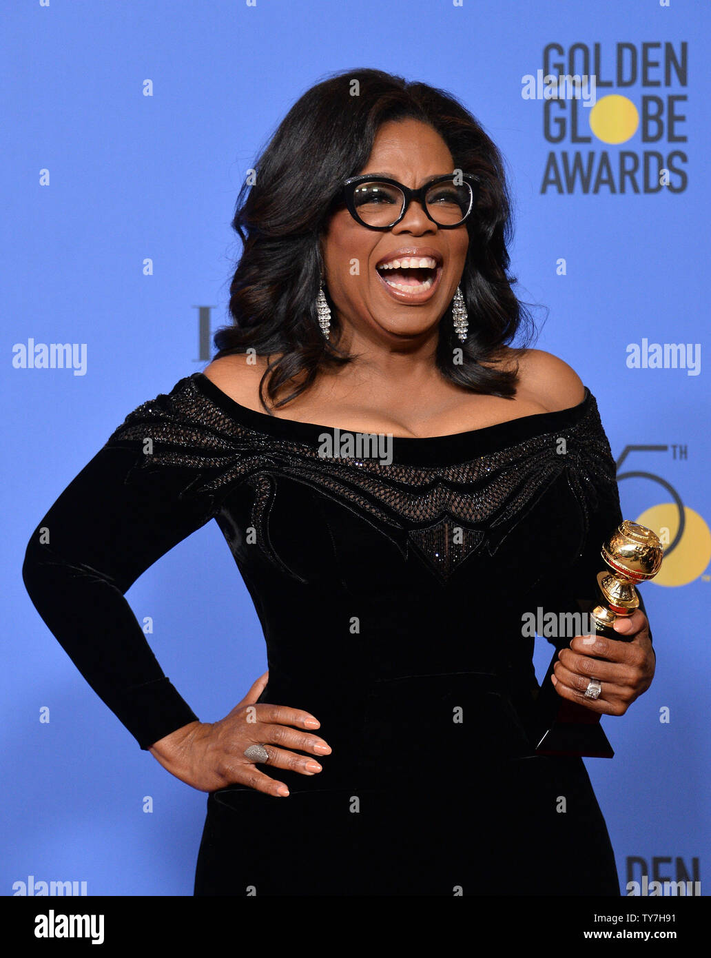 Oprah Winfrey, Recipient Of The Cecil B. DeMille Award Appears ...