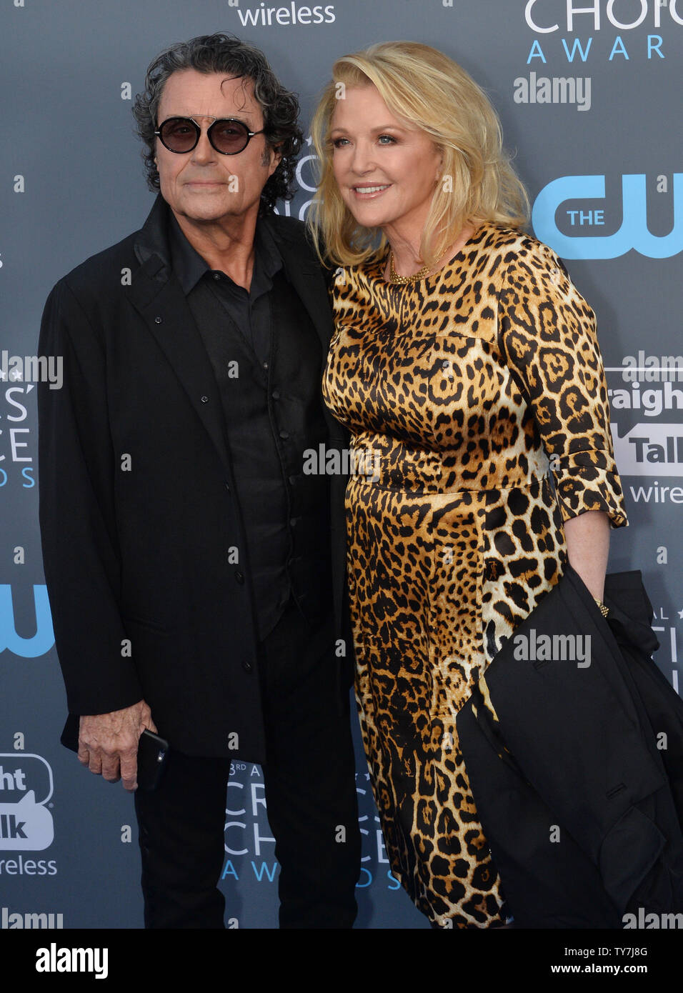 Actor Ian McShane and his wife Gwen Humble attend the 23rd annual Critics' Choice Awards at Barker Hanger in Santa Monica, California on December 11, 2018. Photo by Jim Ruymen/UPI Stock Photo