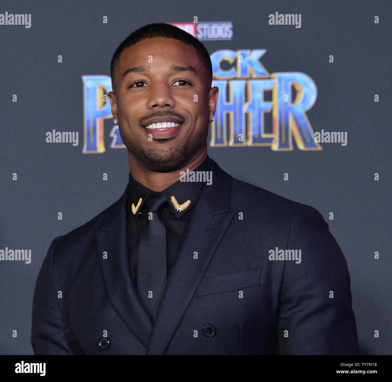 Michael B. Jordan, who stars as Erik Killmonger, was all smiles at the -  Capital XTRA