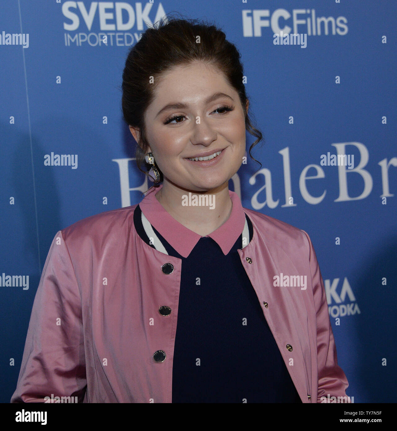 Actress Emma Kenney attends the premiere of the motion picture comedy