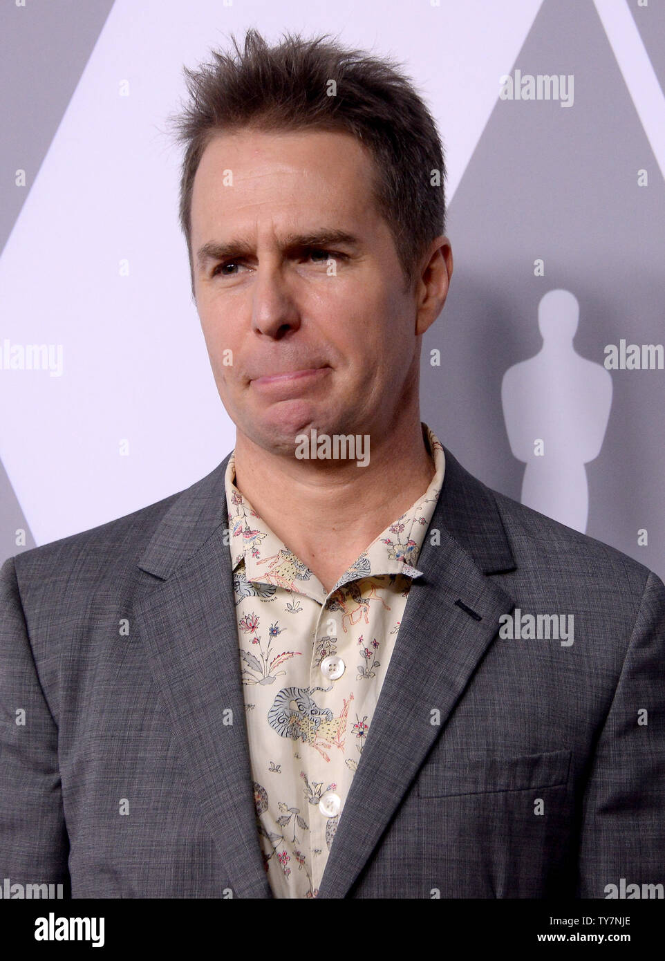Actor Sam Rockwell attends the 90th annual Academy Awards Oscar