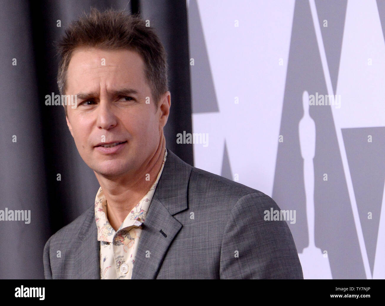 Actor Sam Rockwell attends the 90th annual Academy Awards Oscar
