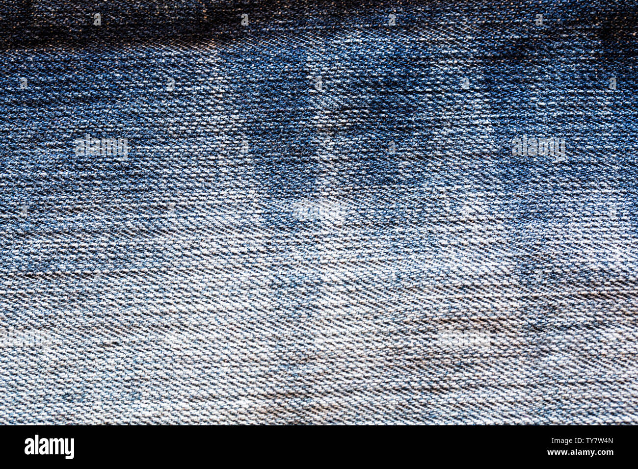 Blue denim jeans texture background Stock Photo