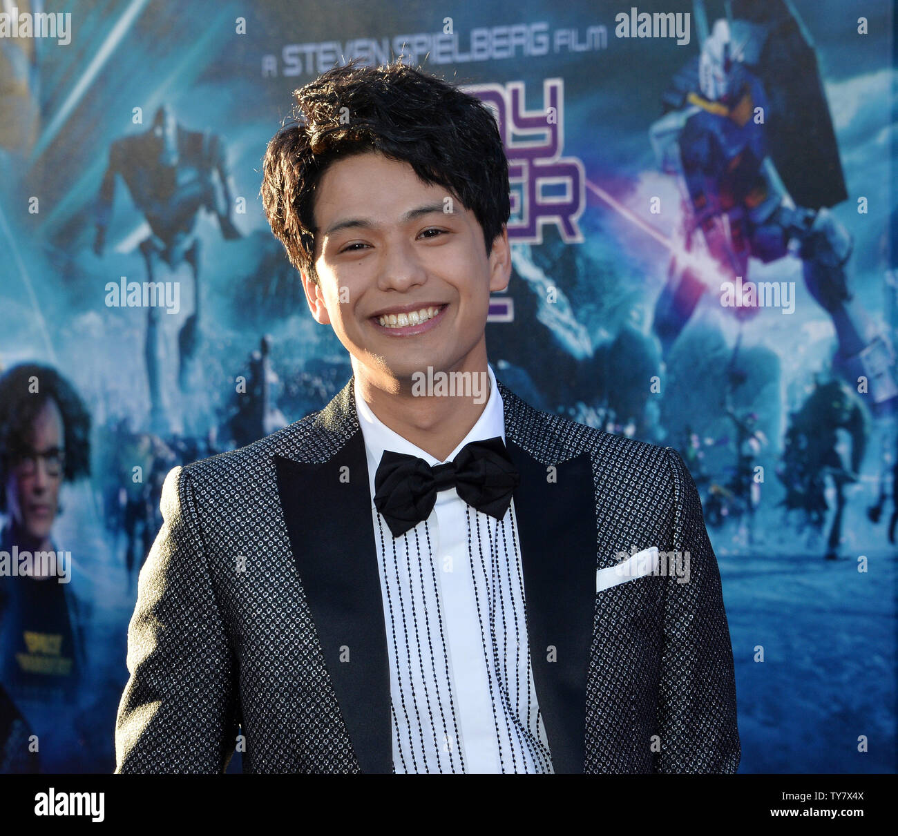 Cast member Win Morisaki attends the premiere of the sci-fi motion picture Ready  Player One at the Dolby Theatre in the Hollywood section of Los Angeles on  March 26, 2018. Storyline: When