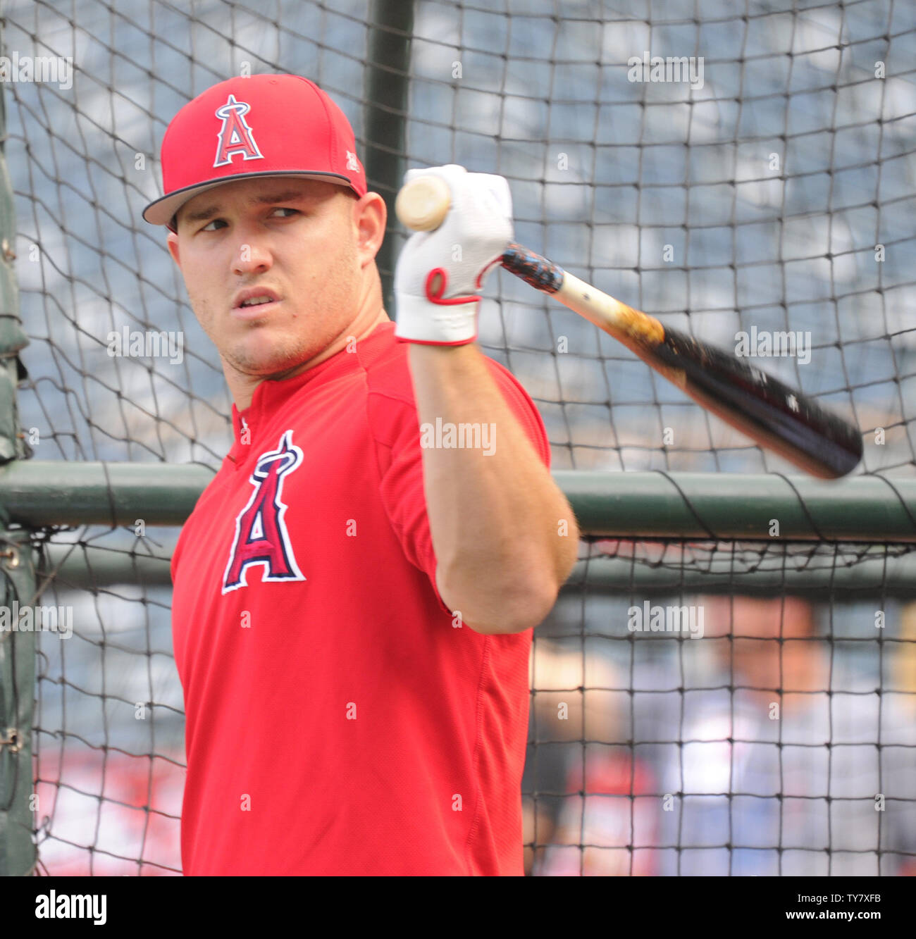 Mike trout 2018 hires stock photography and images Alamy