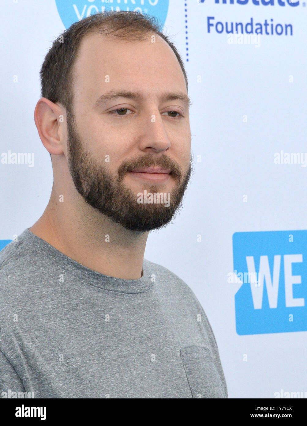 Screenwriter Evan Goldberg arrives for We Day California at The Forum in Inglewood, California on April 19, 2018. WE Charity, formerly known as Free The Children, is a worldwide development charity and youth empowerment movement founded in 1995 by human rights advocates Craig Kielburger and Marc Kielburger. Photo by Jim Ruymen/UPI Stock Photo