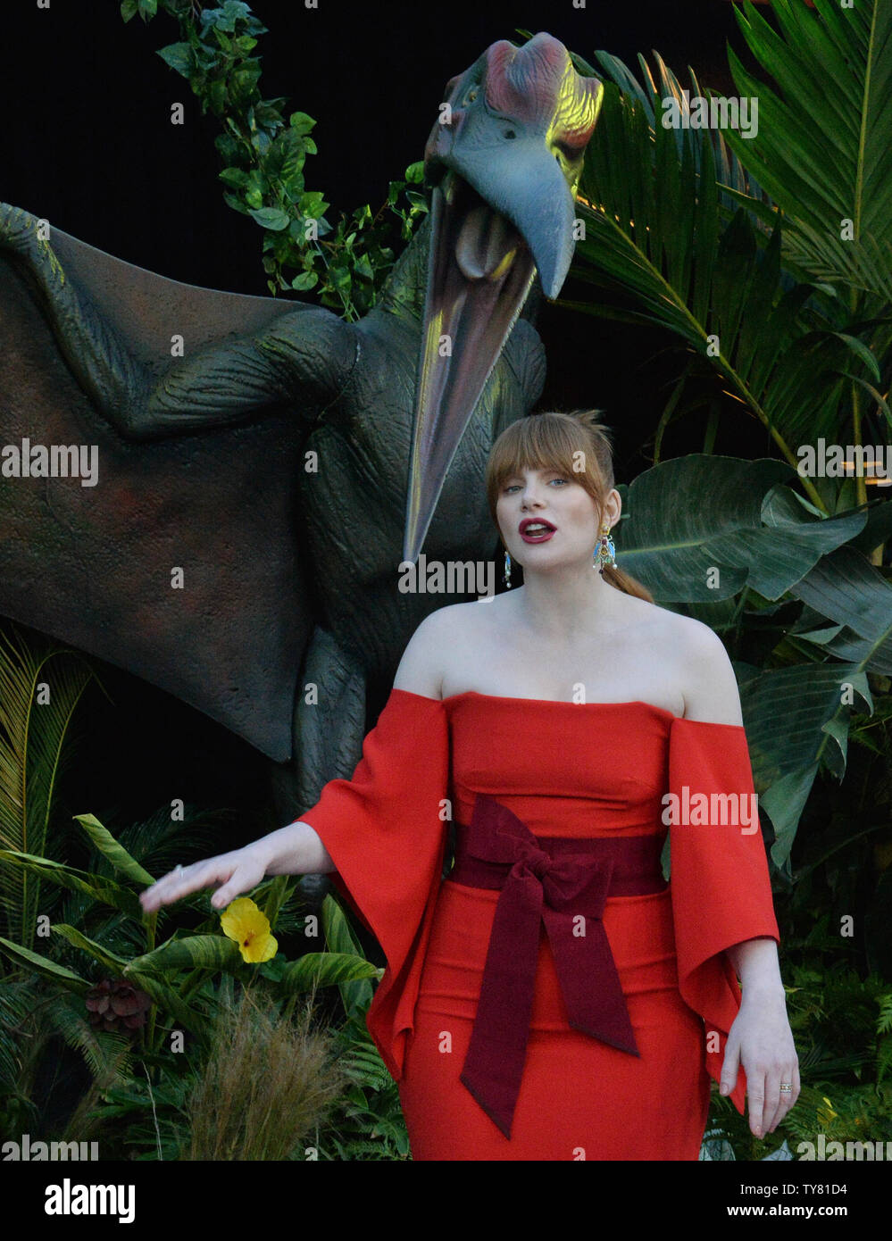 Cast member Bryce Dallas Howard attends the premiere of the sci-fi motion  picture 