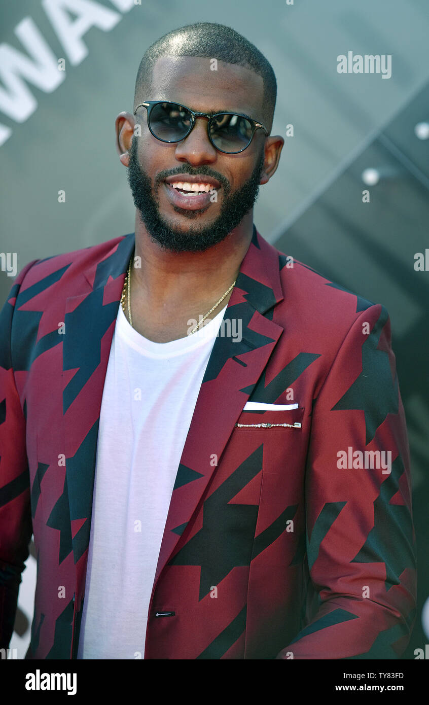 Chris Paul attends the 2018 NBA Awards at Barker Hangar in Santa Monica, California on June 25, 2018. Photo by Chris Chew/UPI Stock Photo