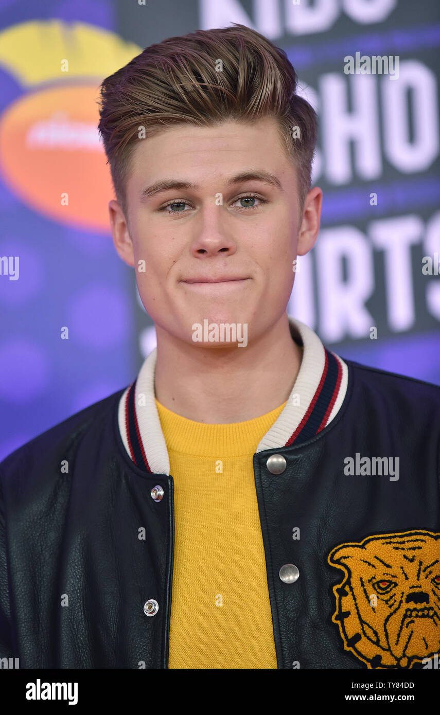 Owen Joyner attends Nickelodeon's KIds' Choice Sports Awards 2018 at
