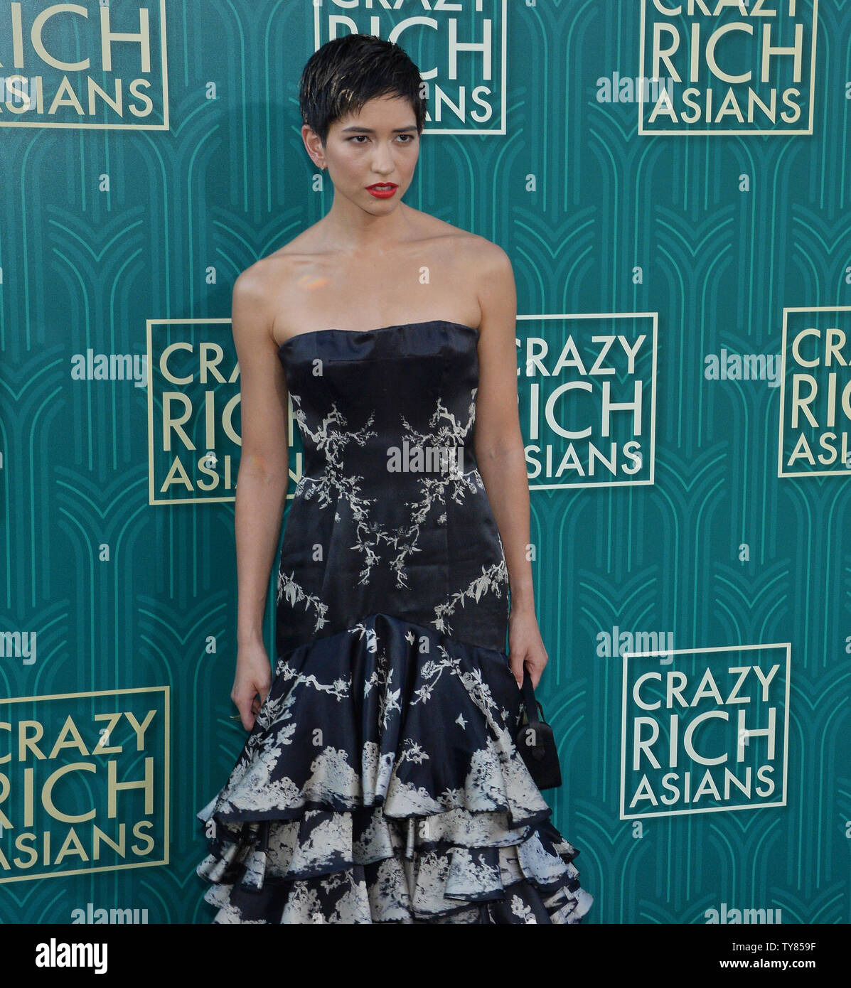Cast member Sonoya Mizuno attends the premiere of the motion