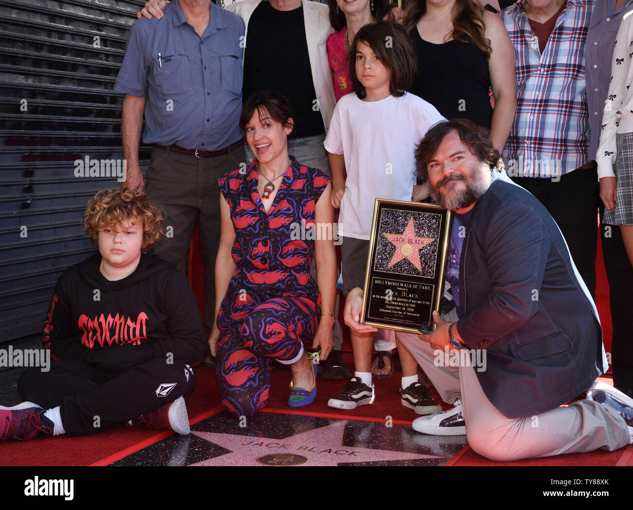 Jack Black and Family Kick Back