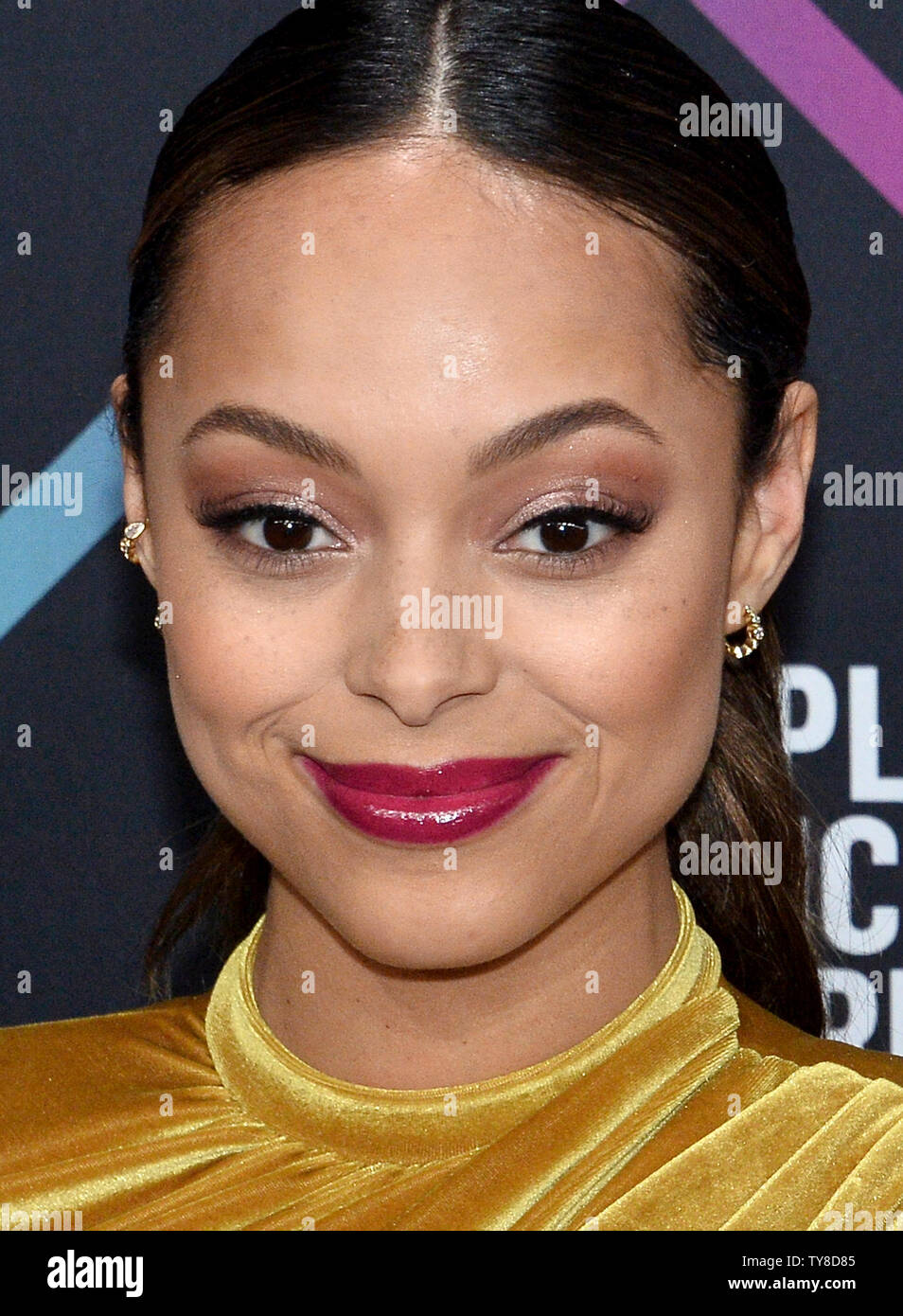 Actress Amber Stevens West arrives for the 44th annual E! People's