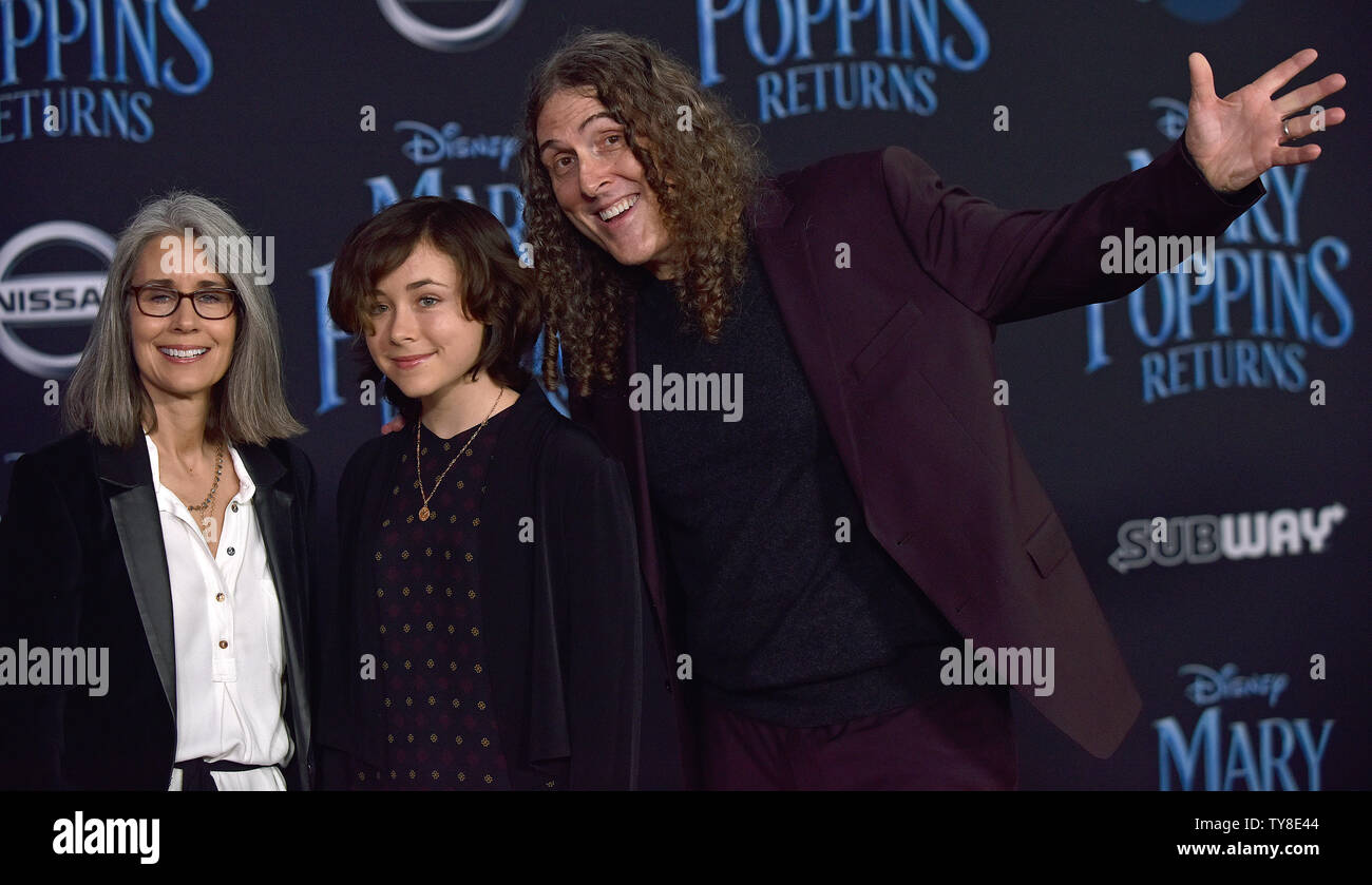 His wife suzanne yankovic and their daughter nina yankovic hires stock