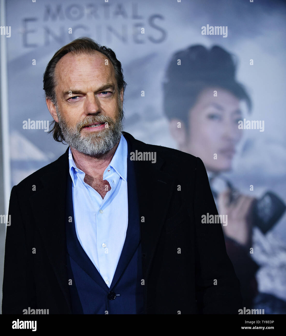 Hugo Weaving on the cut Mortal Engines line that made his