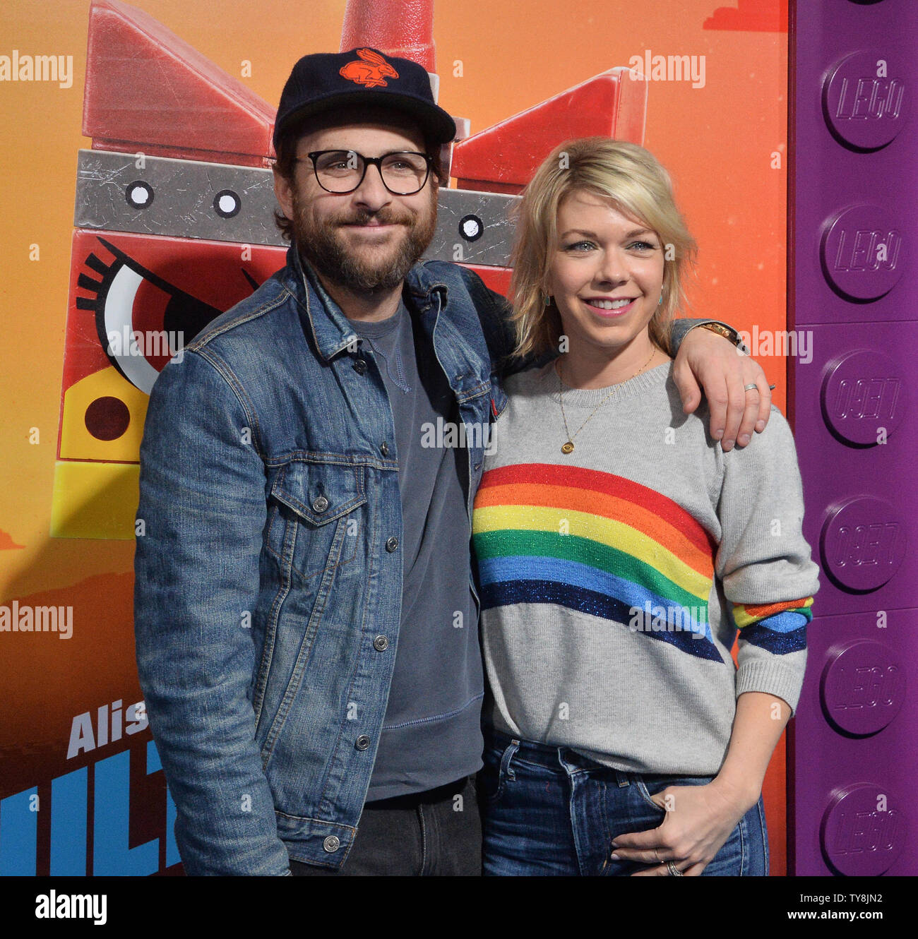 Charlie Day Wife Mary Elizabeth Ellis Stock Photo 146209841