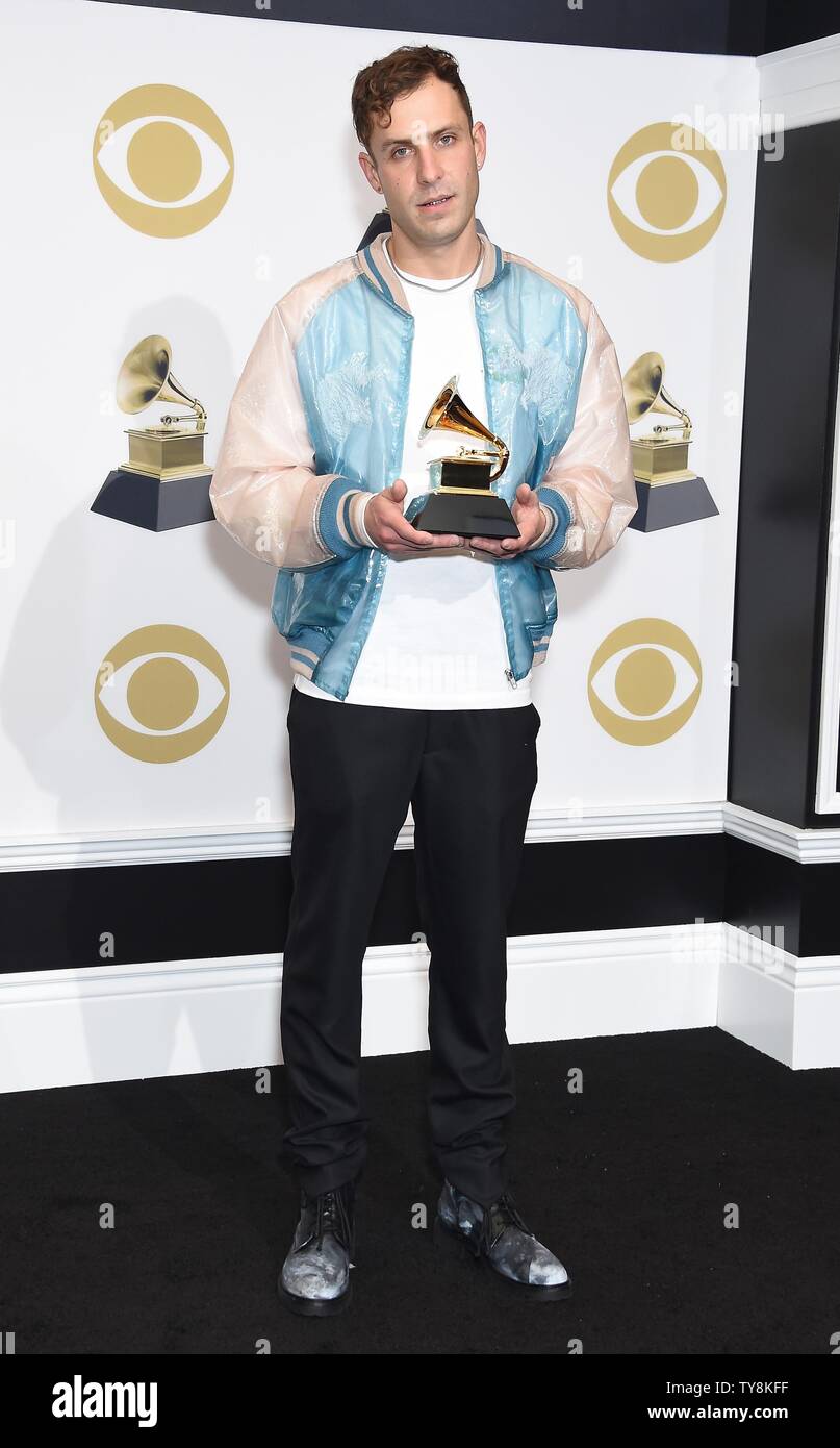 Cole M. GreifNeill appears backstage with his award for Best