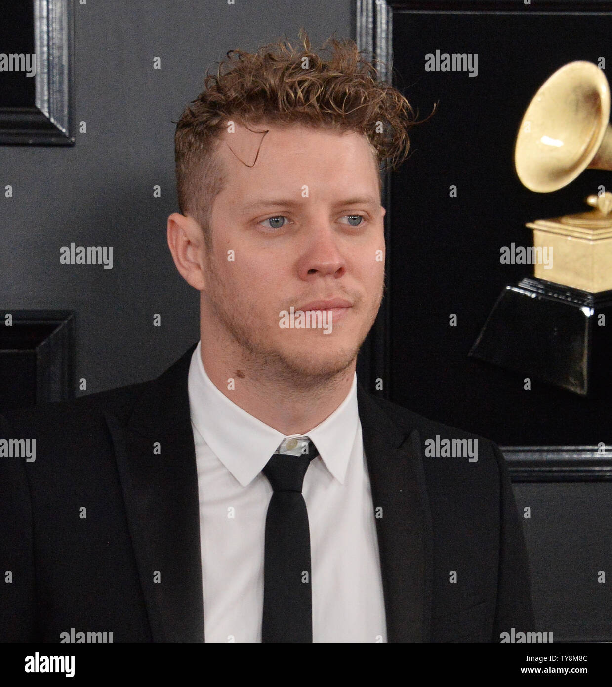 Anderson East arrives for the 61st annual Grammy Awards held at Staples