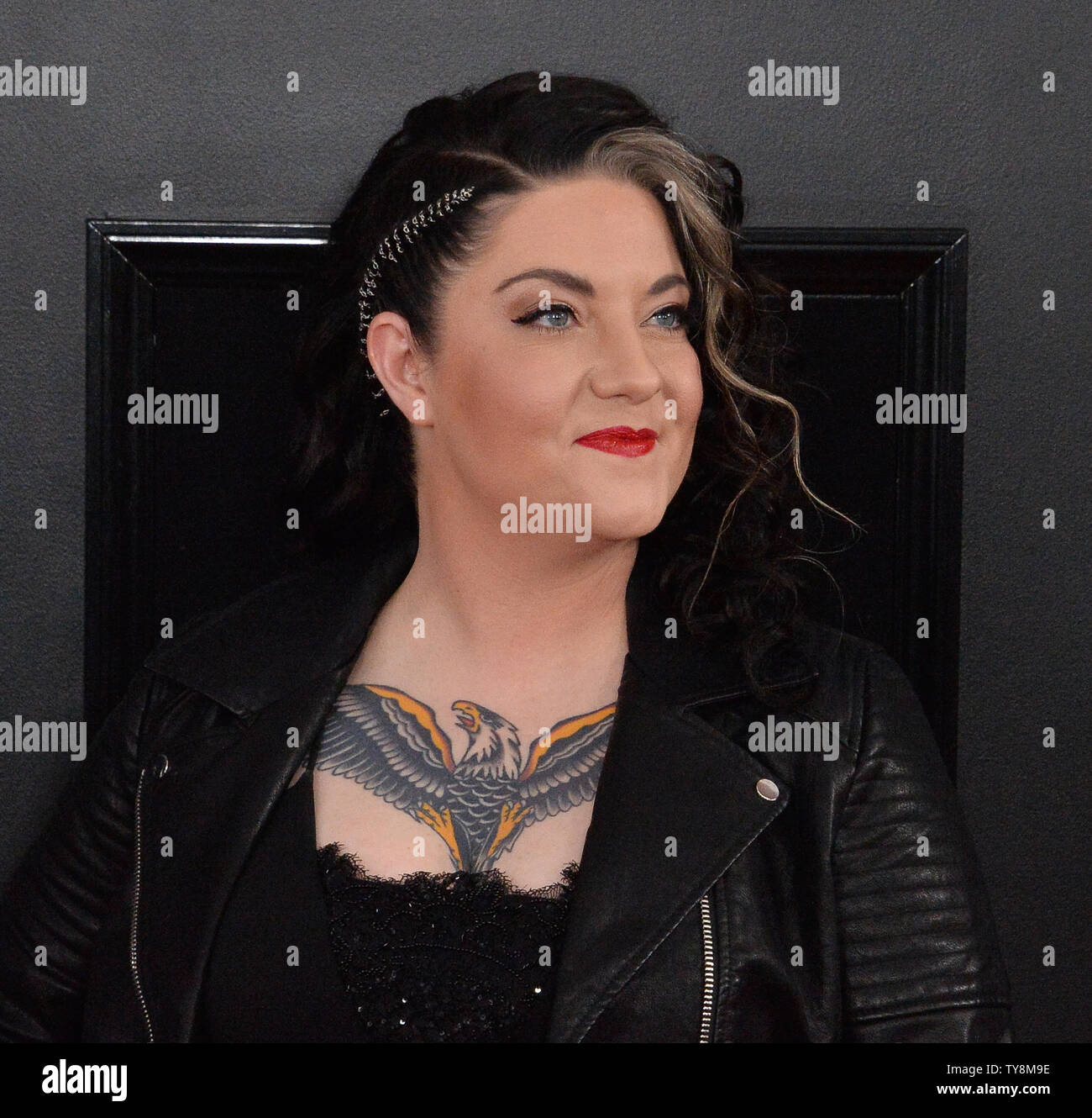 Ashley McBryde arrives for the 61st annual Grammy Awards held at