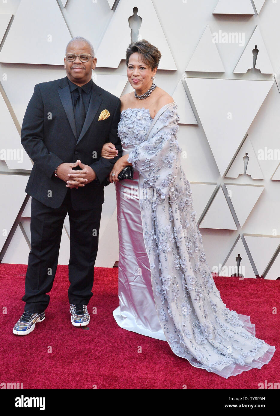 Terence Blanchard (L) and Robin Burgess arrive on the red carpet for the 91st annual Academy Awards at the Dolby Theatre in the Hollywood section of Los Angeles on February 24, 2019.  Photo by Jim Ruymen/UPI Stock Photo