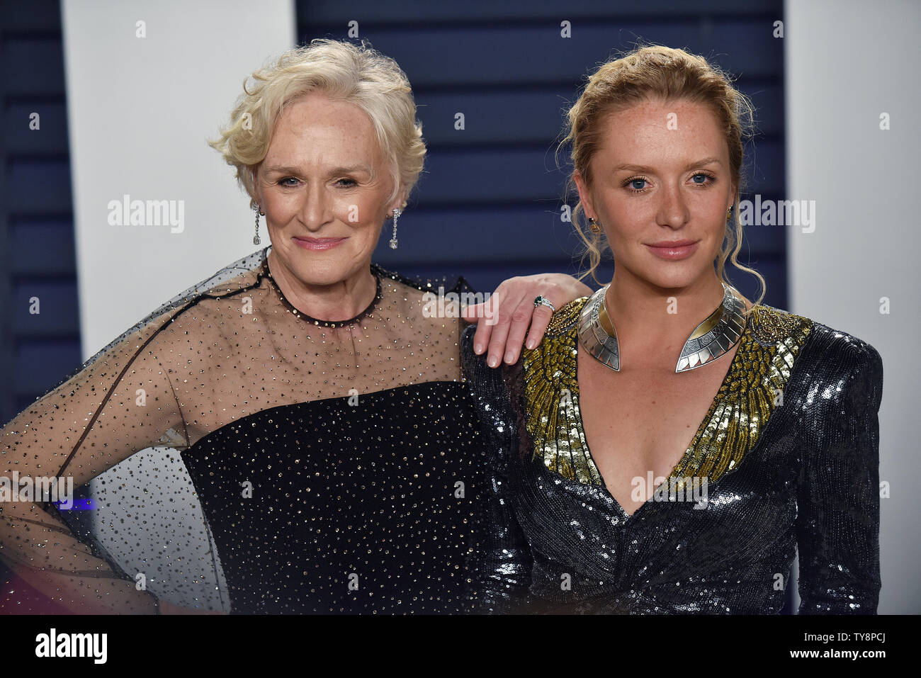 Glenn Close(L) and her daughter Annie Maude Starke arrives for the