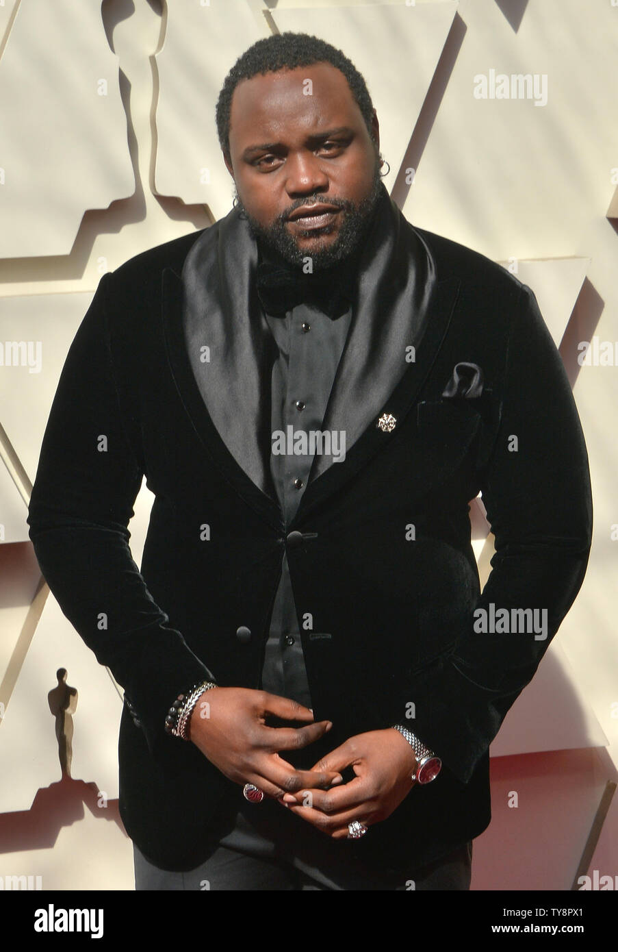 Brian Tyree Henry arrives on the red carpet for the 91st annual Academy