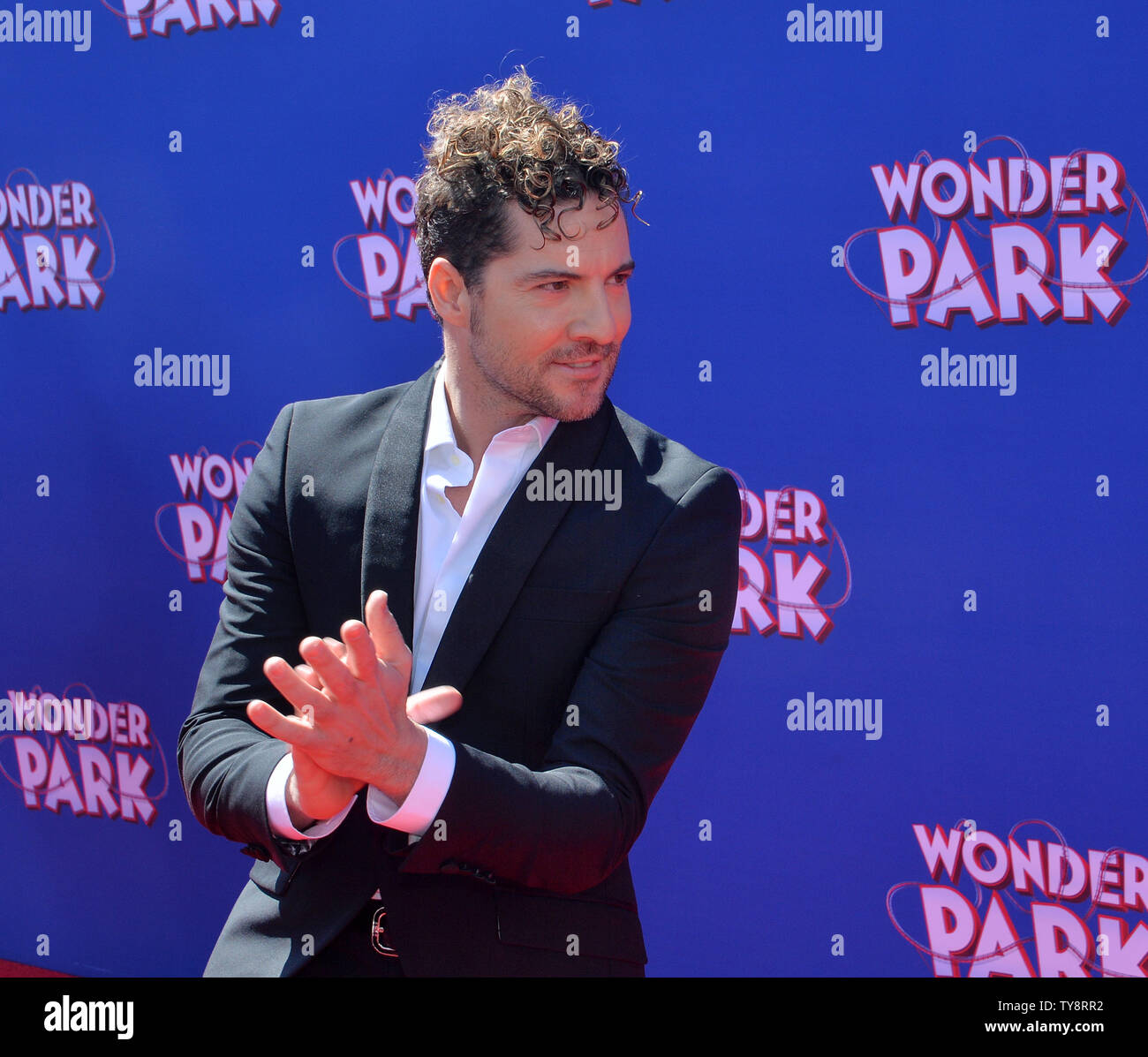 Spanish singer and songwriter David Bisbal attends the premiere of the ...
