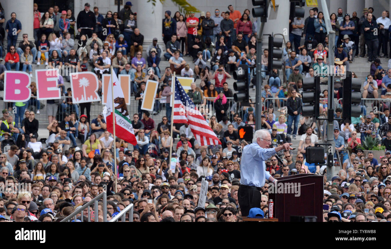 Senator Bernie Sanders A Candidate For The Democratic
