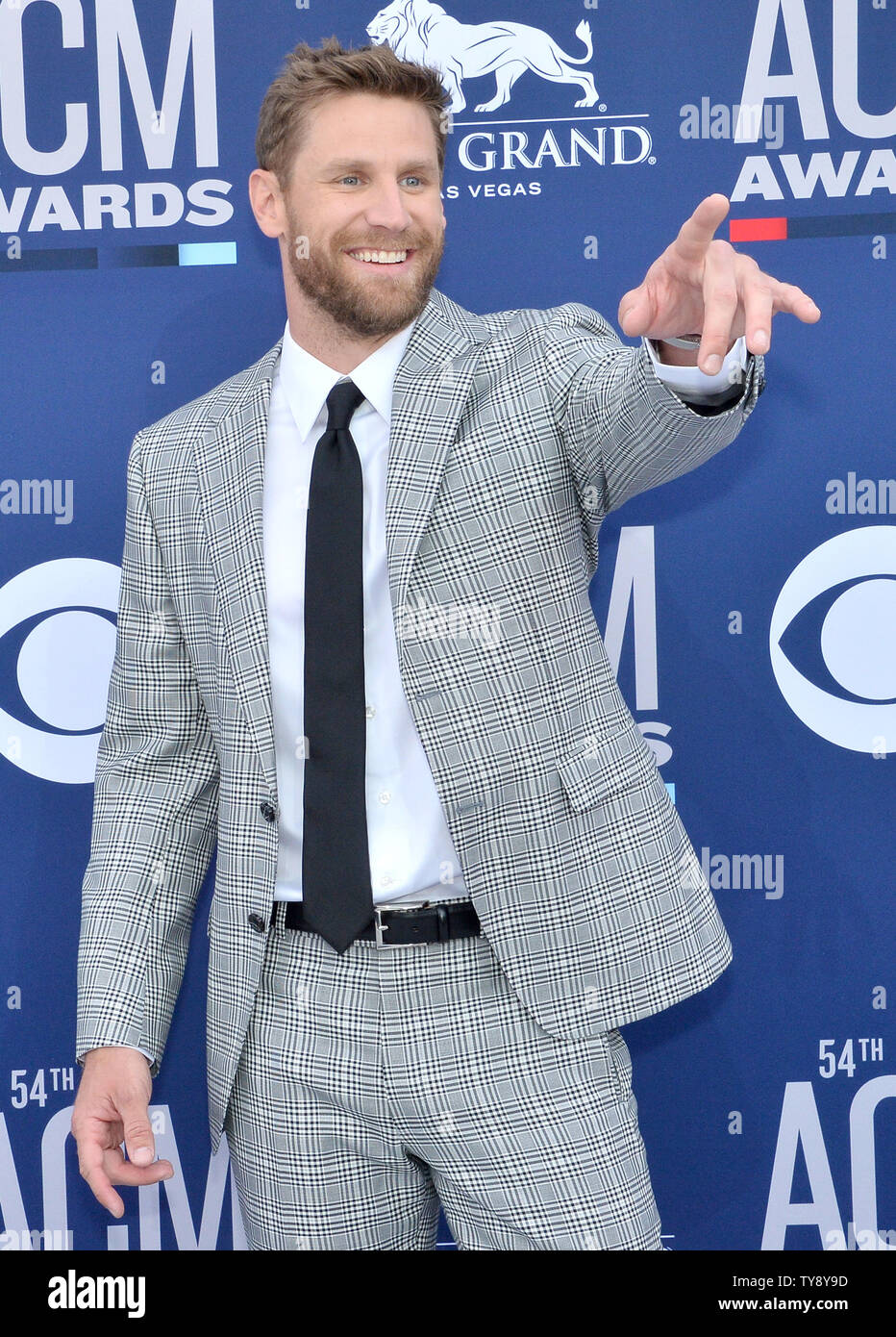 Chase Rice attends the 54th annual Academy of Country Music Awards held ...